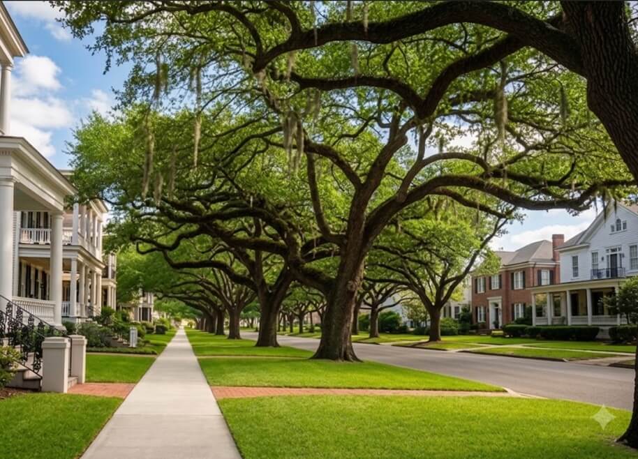 Garden District neighborhood in Montgomery, Alabama
